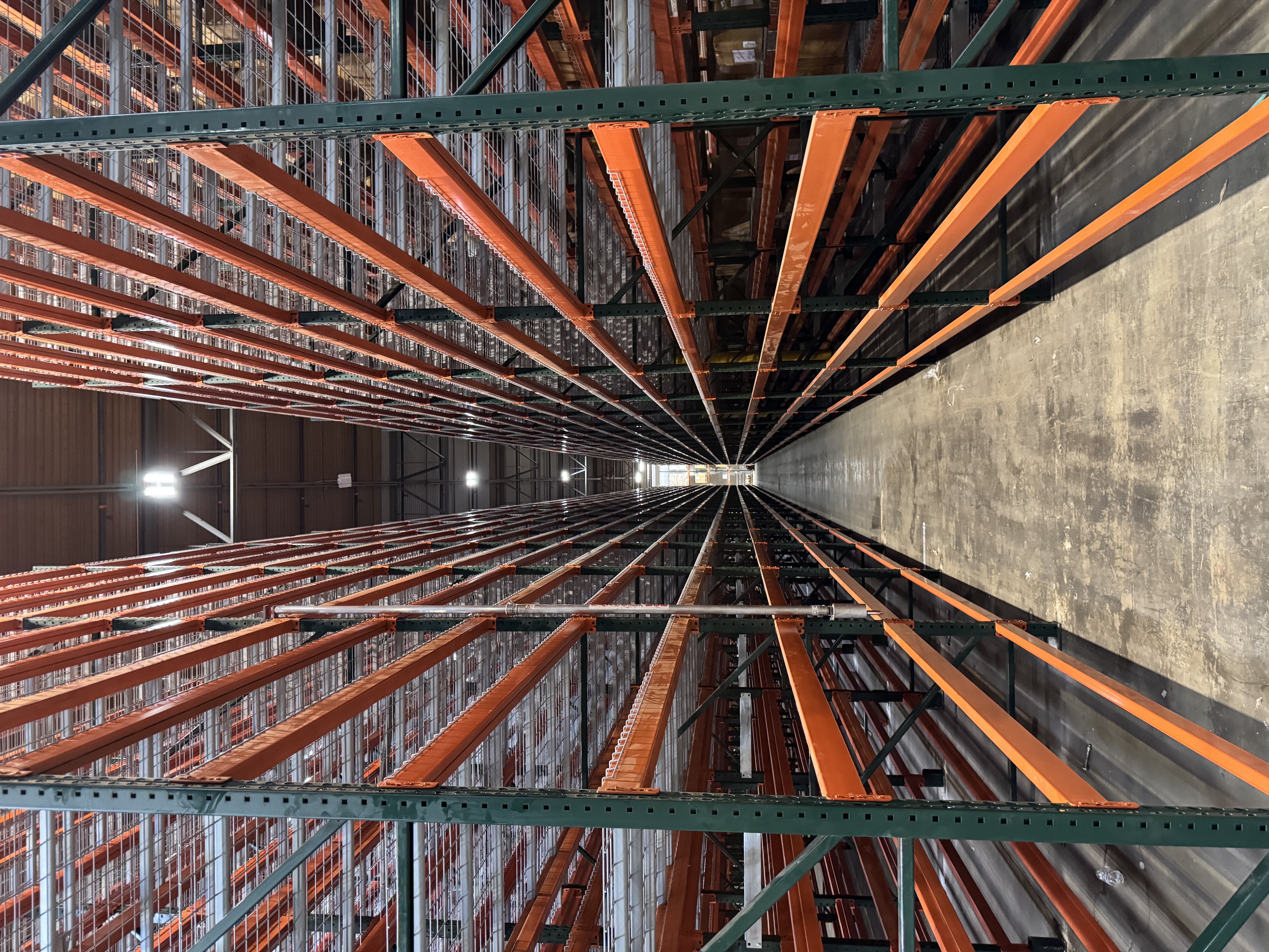Industrial rack installation